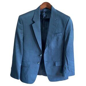 Lauren Ralph Lauren Mens Blazer Jacket 38R Black Wool 2-Button Single Breasted